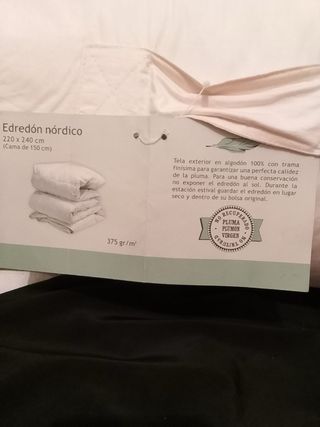 Relleno Nórdico Pluma y Plumón Cama 150