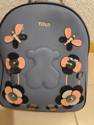 Mochila Tous Azul y Multicolor