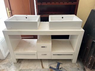 Mueble de baño doble lavabo
