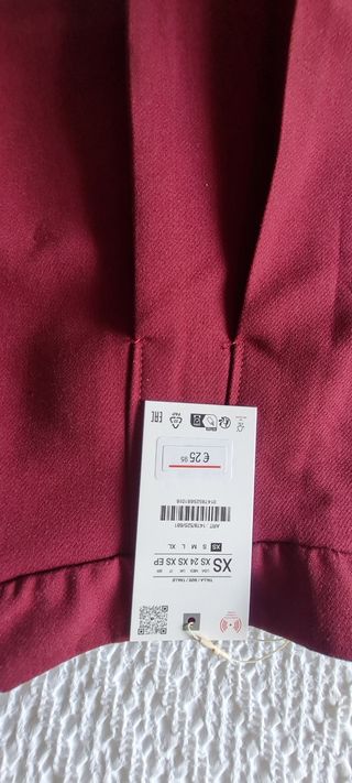 Falda pantalón Zara XS nueva