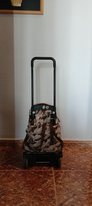 Mochila escolar con carrito Jurassic World