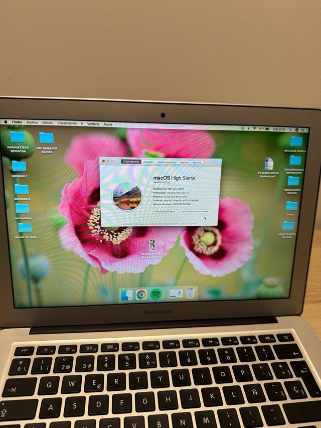 MacBook Air 2017 Plata