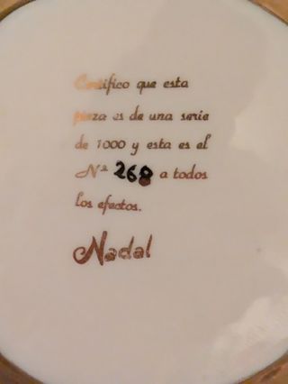 Figura Tutankamón Porcelana Nadal