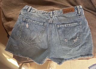 Shorts vaqueros desgastados