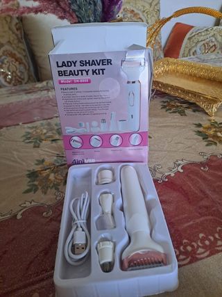 Kit Rasoio Donna Depilazione Oro Bianco