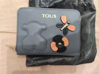 Monedero Tous Azul Oso y Mariposa