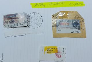 Lote Sellos España ATMS Térmicos