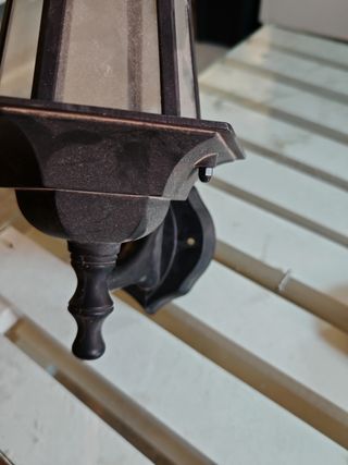 Lámpara farolillo de exterior forja