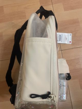 Mochila Zara Transparente con Estrellas