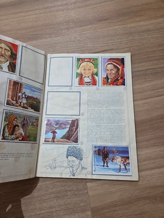 Coleccion Album de Cromos 1972 Hombres y Razas 