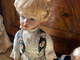 2 Bambole Vintage Francia Anni '30