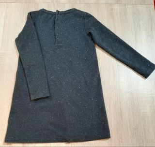 Vestido de felpa con estrellas. Talla 7-8 años