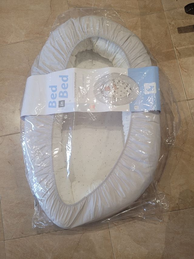 Cuna nido y cojín de lactancia