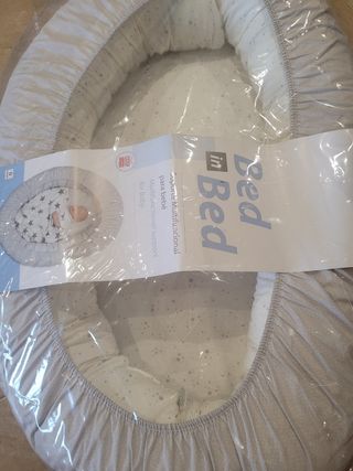 Cuna nido y cojín de lactancia