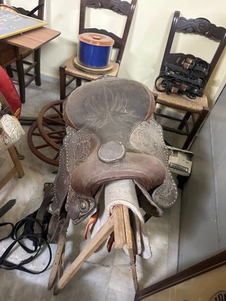 Montura tejana antigua