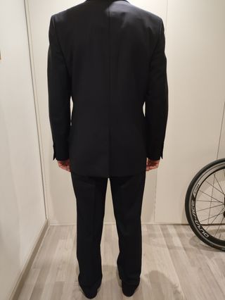Traje chaqueta Novio Negro Caramelo