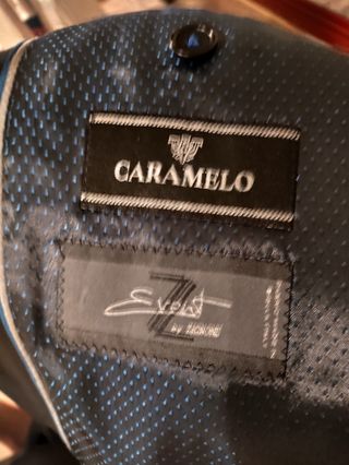 Traje chaqueta Novio Negro Caramelo