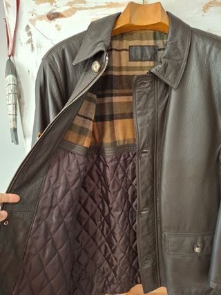 Chaquetón de piel Lotusse para hombre