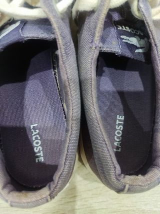 Zapatillas Lacoste Moradas