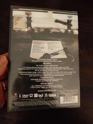 DVD Concerto Metallica con San Francisco Symphony