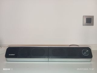 Altavoces Elegiant PC Negros y Plateados
