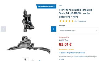 TRP Freno Disco Idraulico G-Spec Slate T4