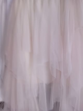 Falda de tul blanca talla única
