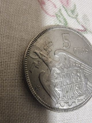 Moneda 5 Pesetas 1957 España