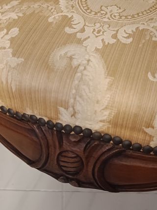 Conjunto Tresillo Antiguo: Sofá y 2 Sillones