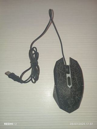 Ratón Gaming con Luces LED RGB