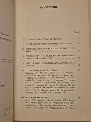 Terapia Completa con Zumos de Frutas y Verduras