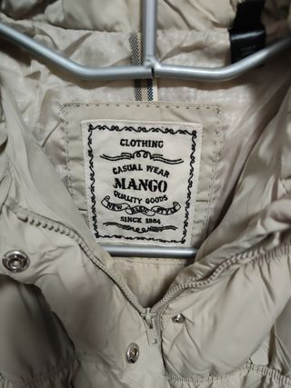 Chaqueta Mango Talla S Beige