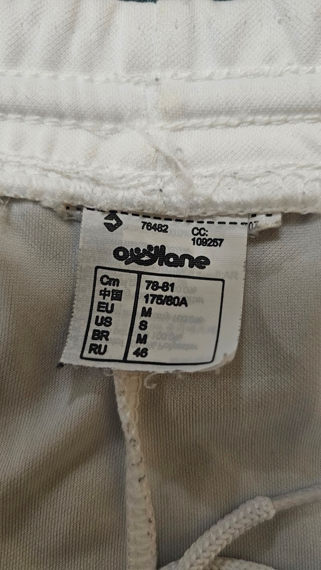 Pantaloncini sportivi bianchi Kipsta