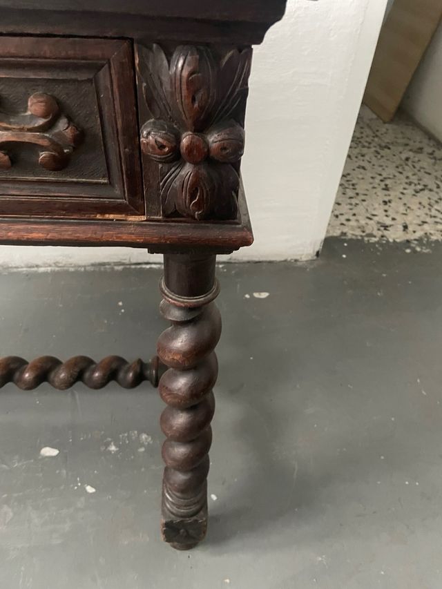 Escritorio Salomónico Siglo XIX Madera