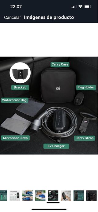 Cargador Coche Eléctrico 3,68kW 6m