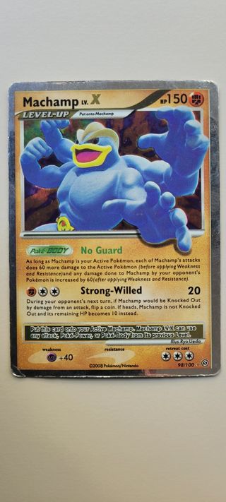 Carta Pokémon Machamp LV. X 98/100
