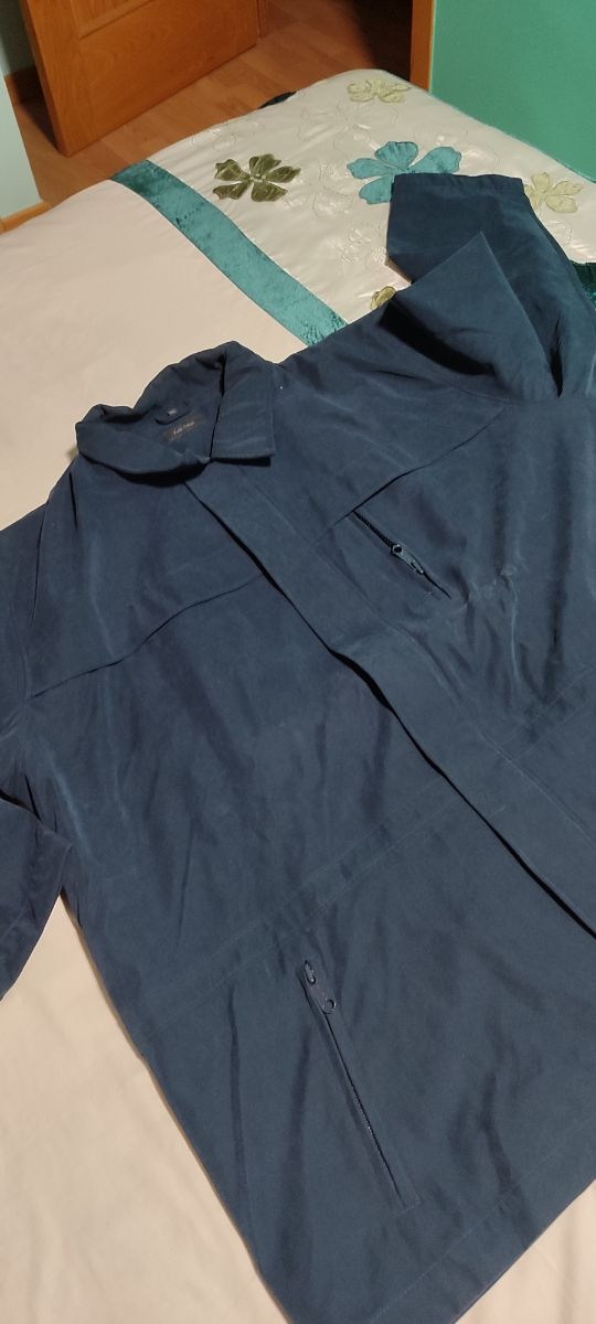 Abrigo de hombre azul