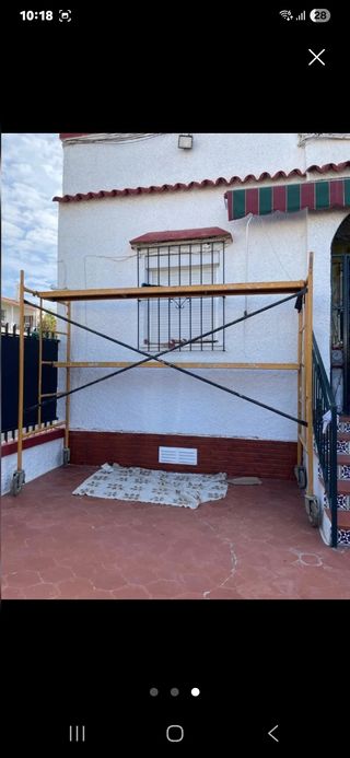 Se compran andamios amarillos usados