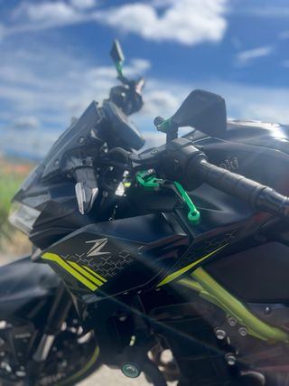Kawasaki Z900 Negra y Verde 2021