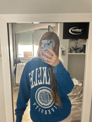 Sudadera Azul Universidad Berkeley