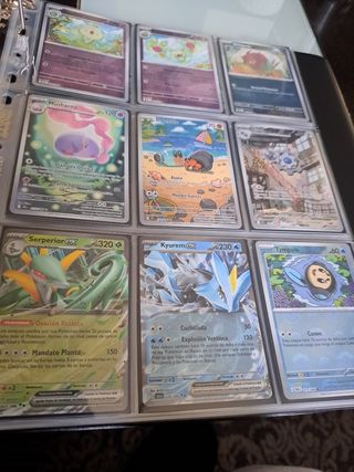 Lote 9 Cartas Pokémon Castellano BLK