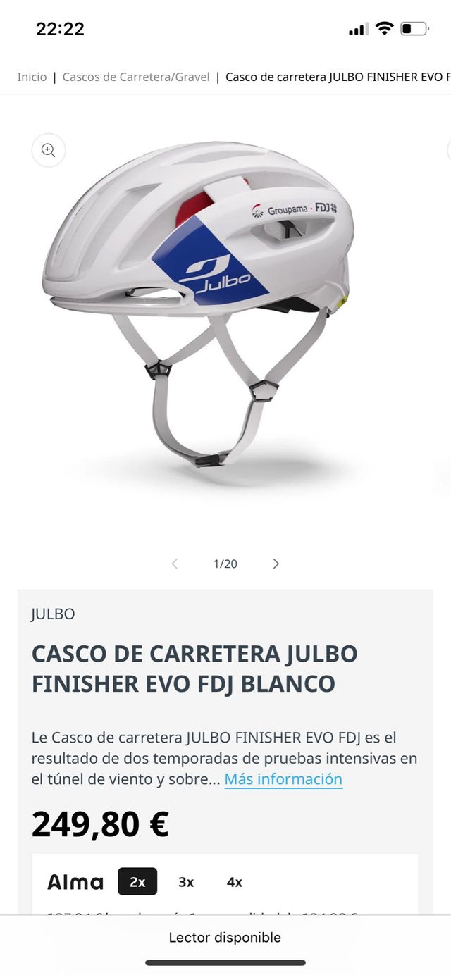 SOLO ESTA SEMANA 120€! Julbo Finisher EVO talla m