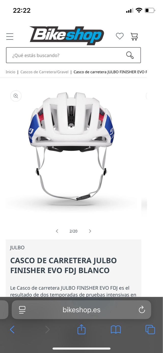 SOLO ESTA SEMANA 120€! Julbo Finisher EVO talla m