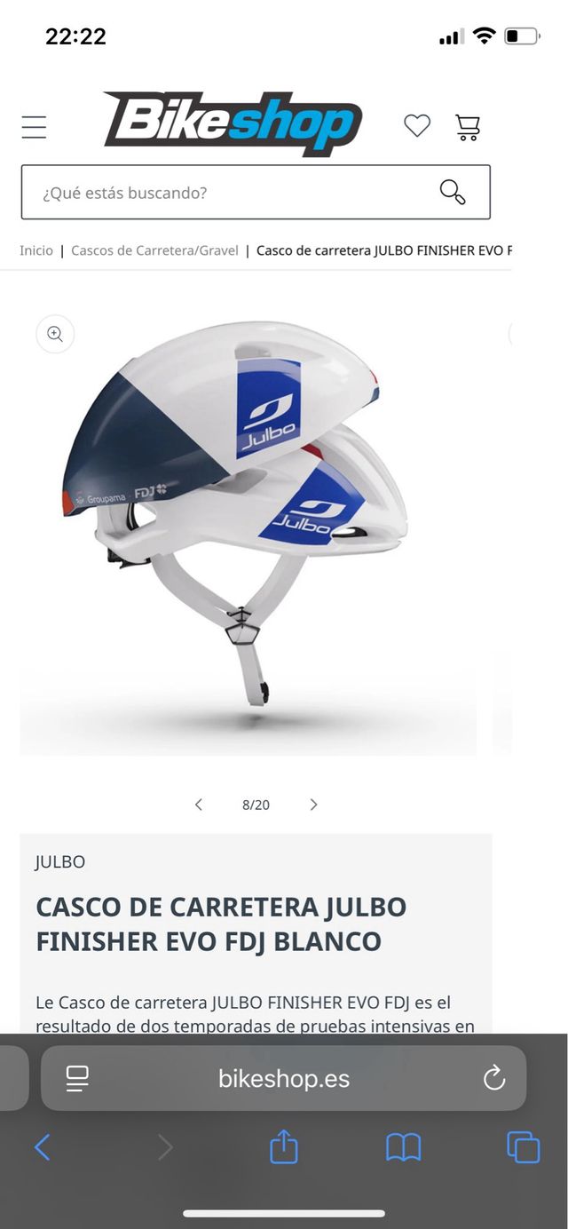 SOLO ESTA SEMANA 120€! Julbo Finisher EVO talla m