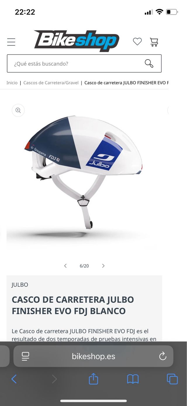 SOLO ESTA SEMANA 120€! Julbo Finisher EVO talla m