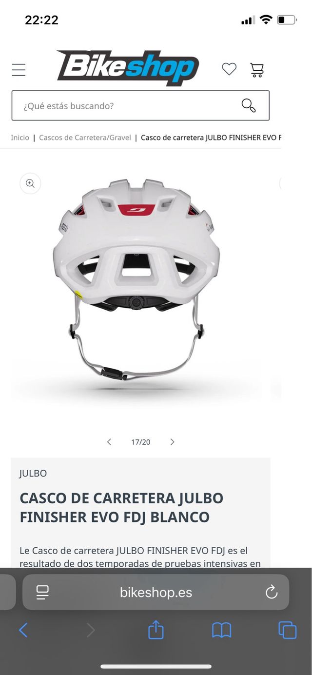 SOLO ESTA SEMANA 120€! Julbo Finisher EVO talla m