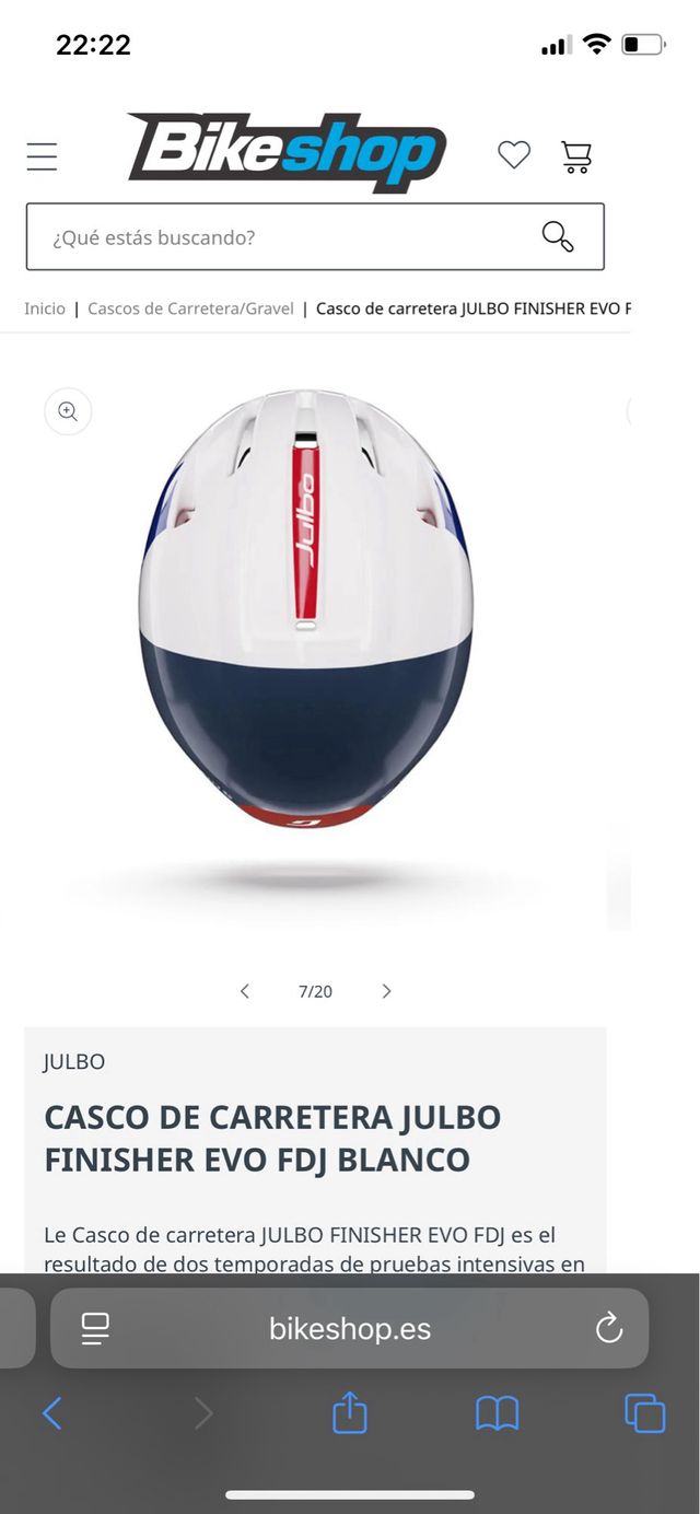 SOLO ESTA SEMANA 120€! Julbo Finisher EVO talla m