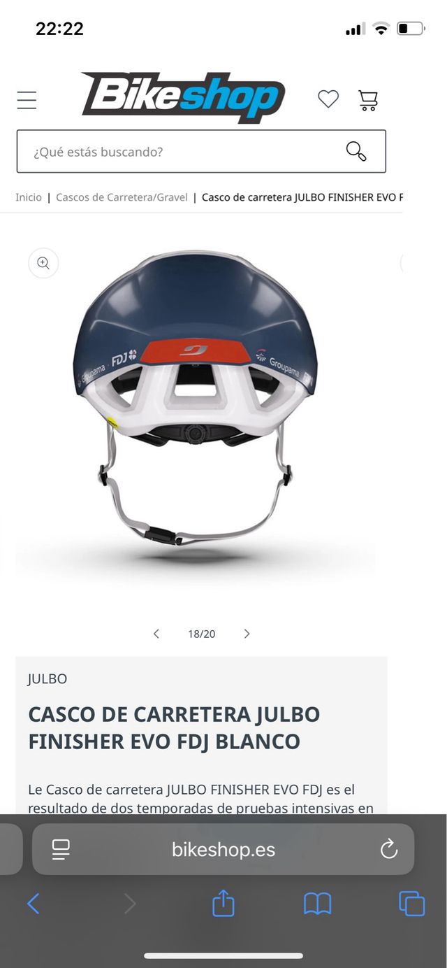 SOLO ESTA SEMANA 120€! Julbo Finisher EVO talla m