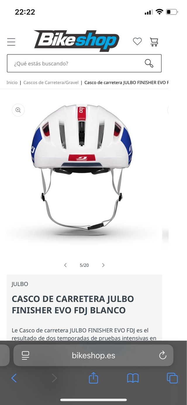 SOLO ESTA SEMANA 120€! Julbo Finisher EVO talla m