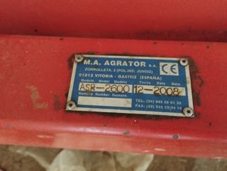 Rotovator Agrícola Rojo